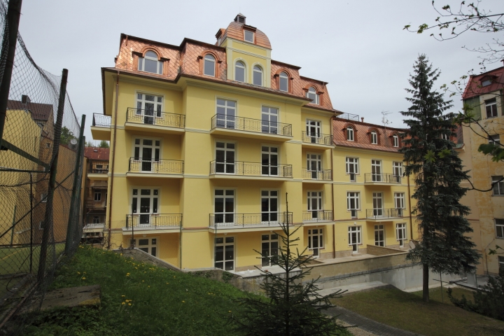 Продается новый элитный жилой комплекс «Резиденция Пирамида» в центре курорта Марианске Лазни, Чехия