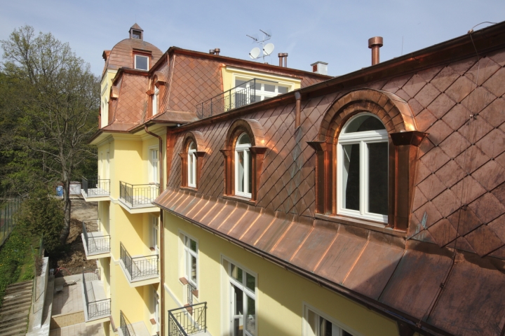 Продается новый элитный жилой комплекс «Резиденция Пирамида» в центре курорта Марианске Лазни, Чехия